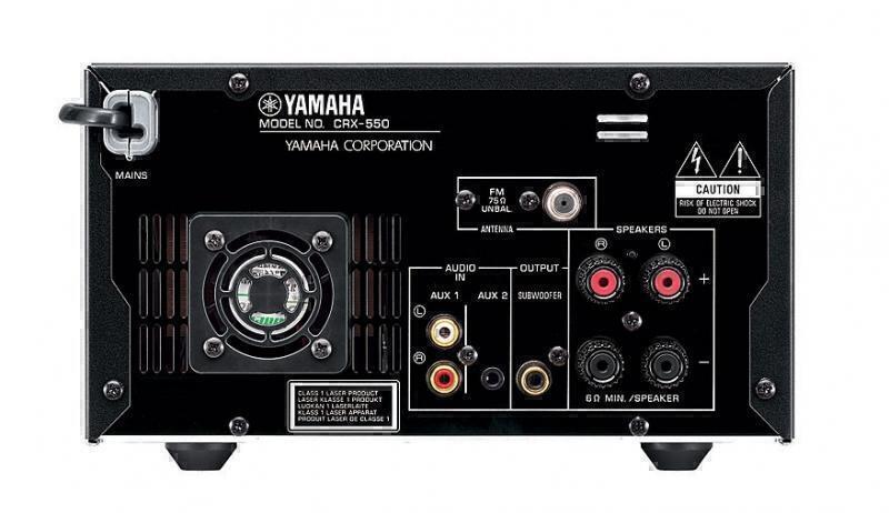 Стереомагнитола с CD Yamaha MCR-550 black артикул X33994349-1-2