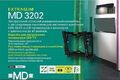 Крепления для телевизоров Металлдизайн (Metaldesign) MD 3202 ExtraSlim черный артикул X33929925-1-2